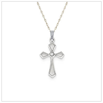 Kids 14k Yellow Gold Filled Polished Cross Pendant | Children's Necklaces &  Pendants | Jewelry & Watches | Shop The Exchange