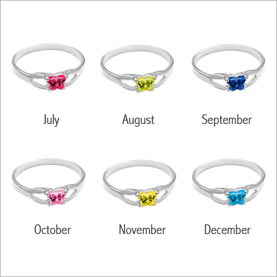 Childs birthstone store ring